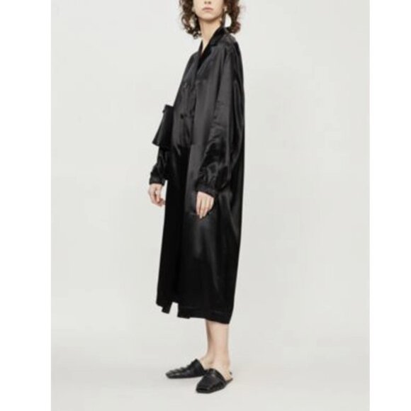 Jil Sander Black Trench Coat - Picture 13 of 15